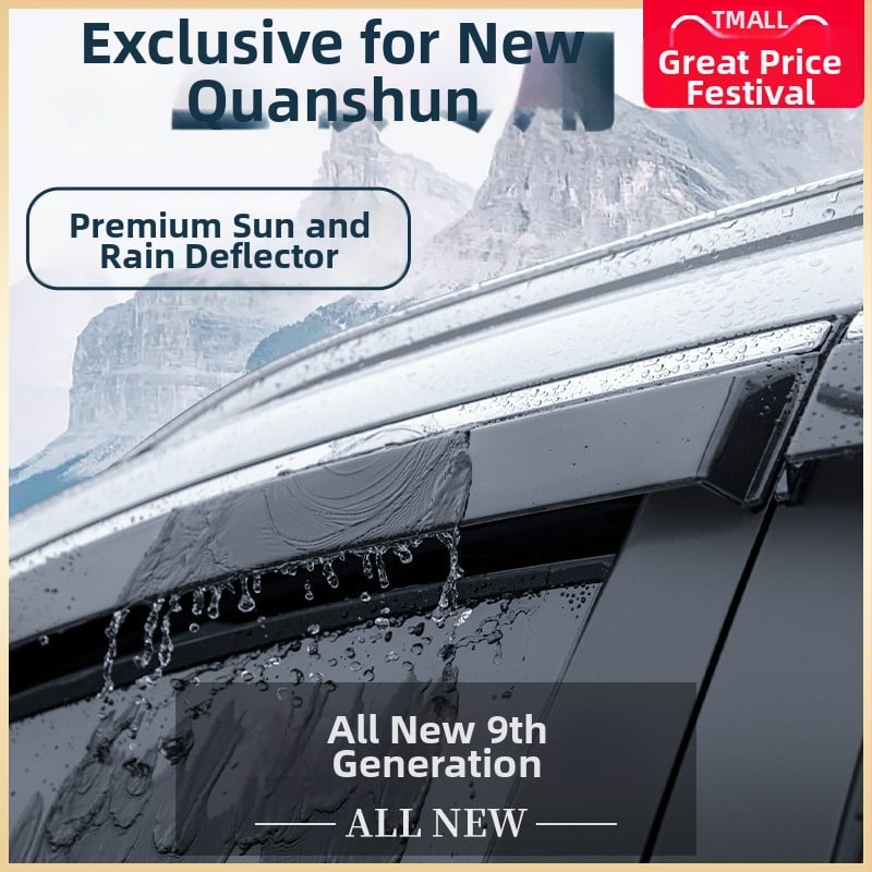 Zaštita od kiše za Ford Transit 2023 – Prozorski deflektor, sintetička smola, Sailing