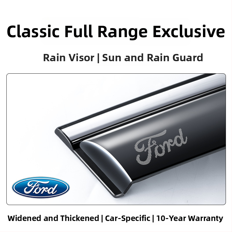 Zaštita od kiše za Ford Transit 2023 – Prozorski deflektor, sintetička smola, Sailing