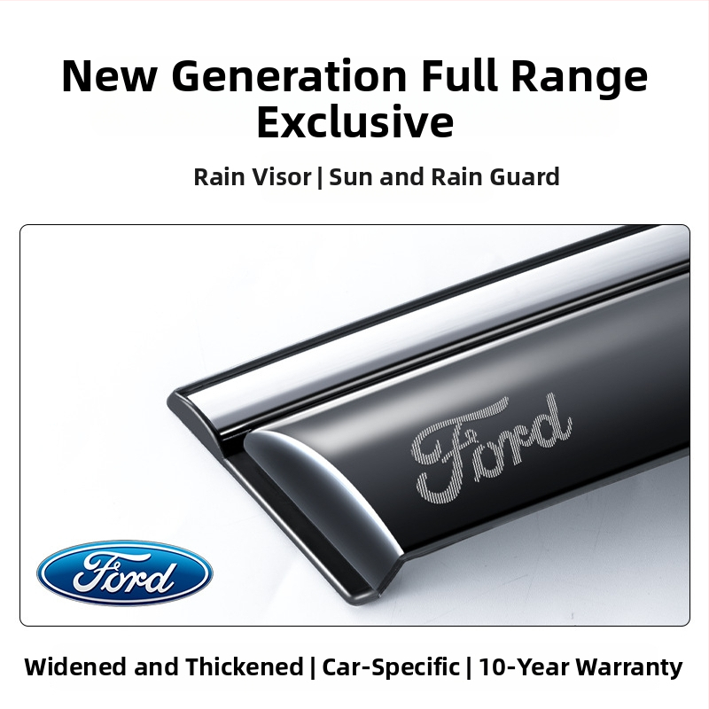 Zaštita od kiše za Ford Transit 2023 – Prozorski deflektor, sintetička smola, Sailing