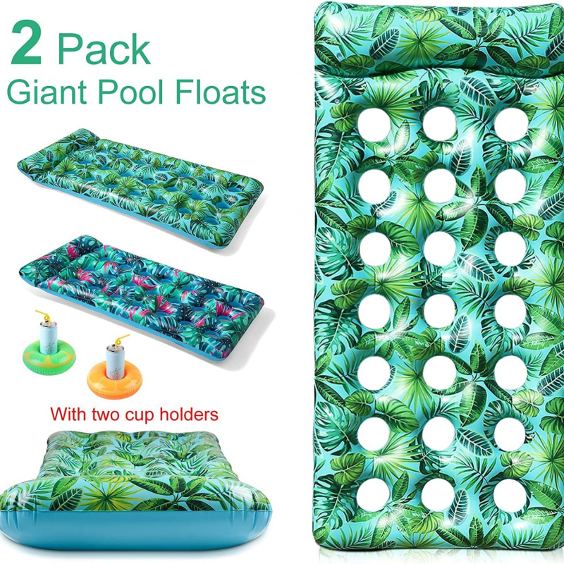 Cardinal φουσκωτή PVC επιφάνεια νερού με σχέδιο οπών για παραλία και πισίνα – πλωτό παιχνίδι για νέους 15-35 ετών