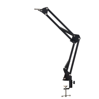 Стойка за микроскоп с въртяща се раменна конструкция за индустриални камери, телескопичен сгъваем обектив, 5x окуляр, модел HY-SJBB