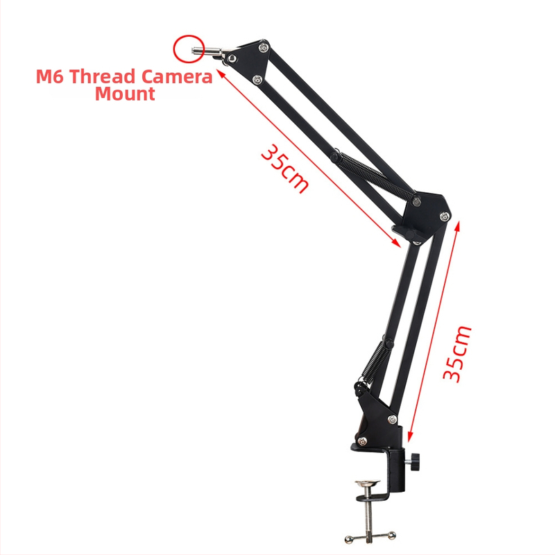 Stojan na mikroskop s otočným ramenom pre priemyselné kamery, teleskopická skladacia šošovka, 5x okulár, model HY-SJBB