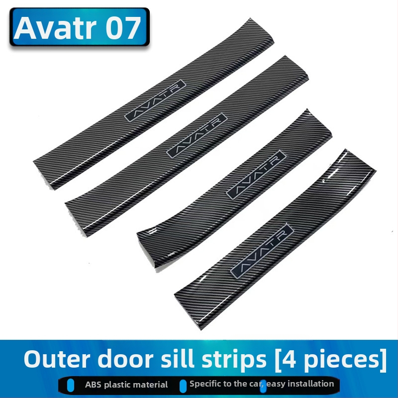 Avita 06/07/12 külső védő- és díszítő készlet: ajtó küszöbök, üdvözlő pedálok, csomagtartó védő. Márka: Just right