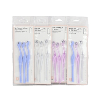 Нож за подстригване на вежди, неръждаема стомана, XR марка, безопасен дизайн, възможно частно етикетиране