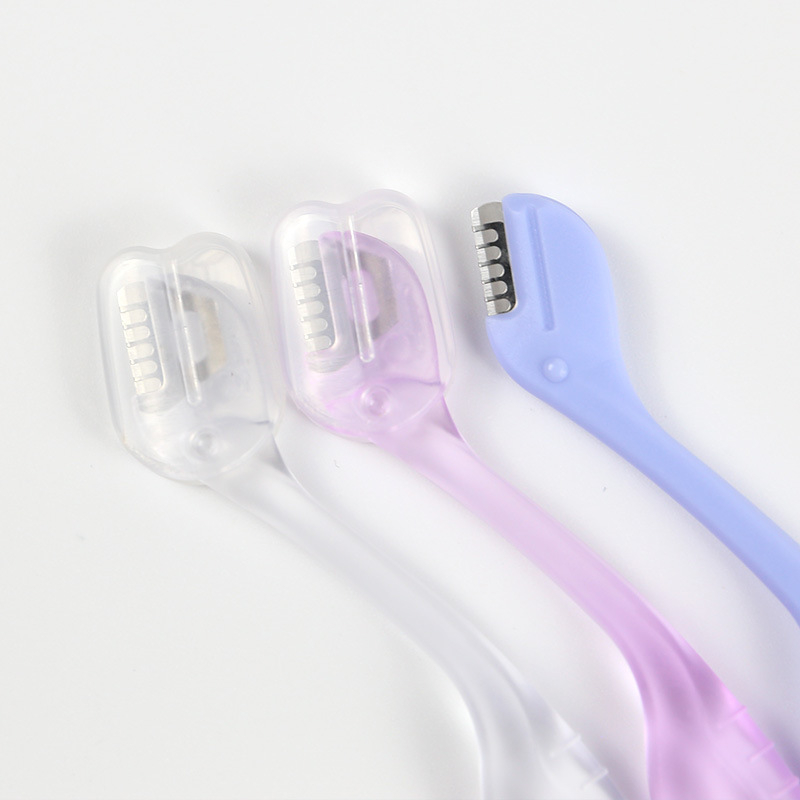 Нож за подстригване на вежди, неръждаема стомана, XR марка, безопасен дизайн, възможно частно етикетиране