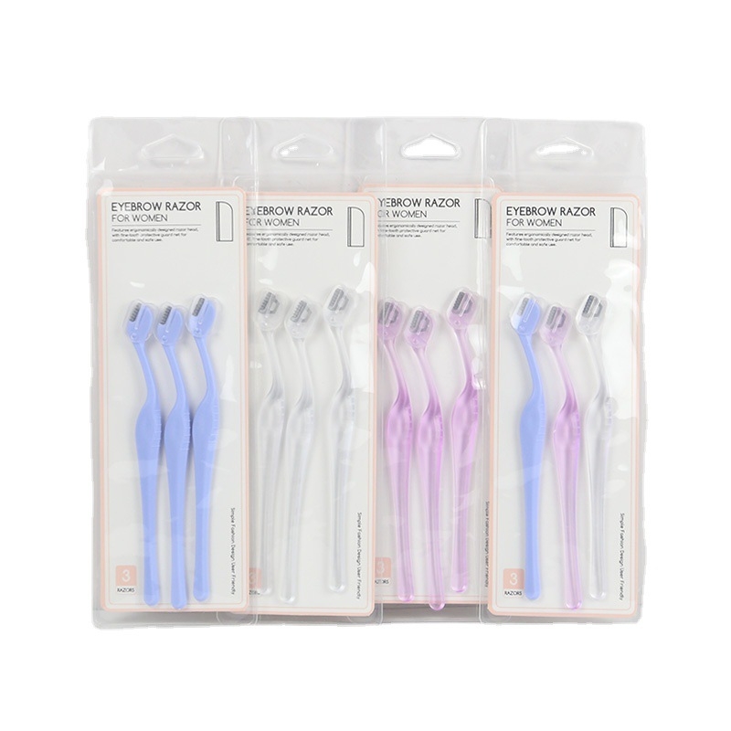 Нож за подстригване на вежди, неръждаема стомана, XR марка, безопасен дизайн, възможно частно етикетиране