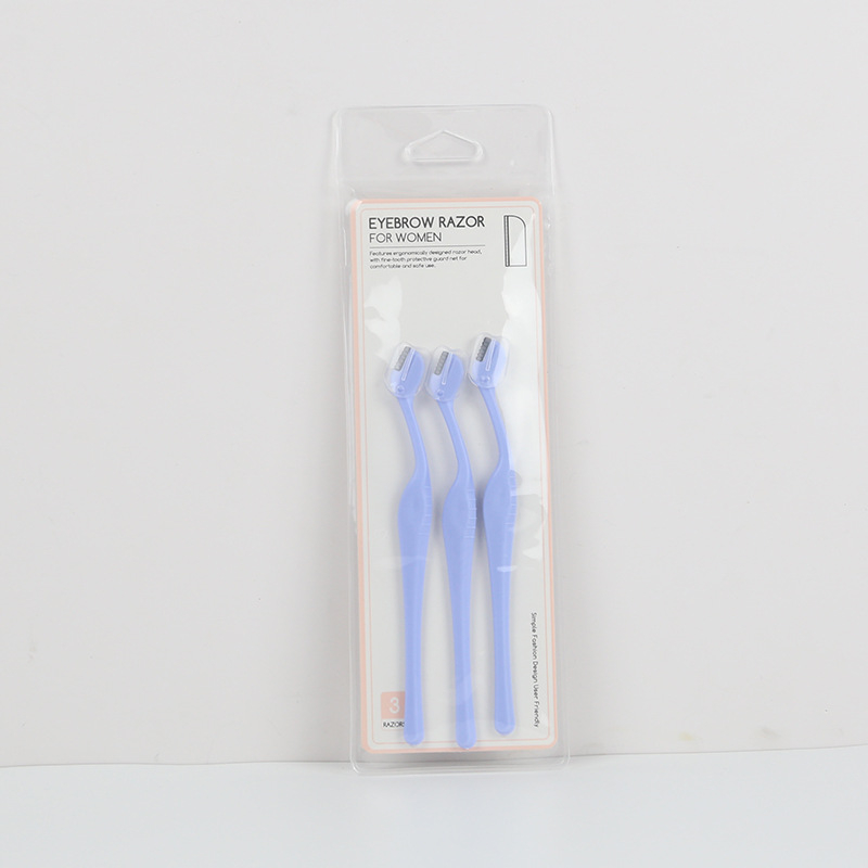 Нож за подстригване на вежди, неръждаема стомана, XR марка, безопасен дизайн, възможно частно етикетиране