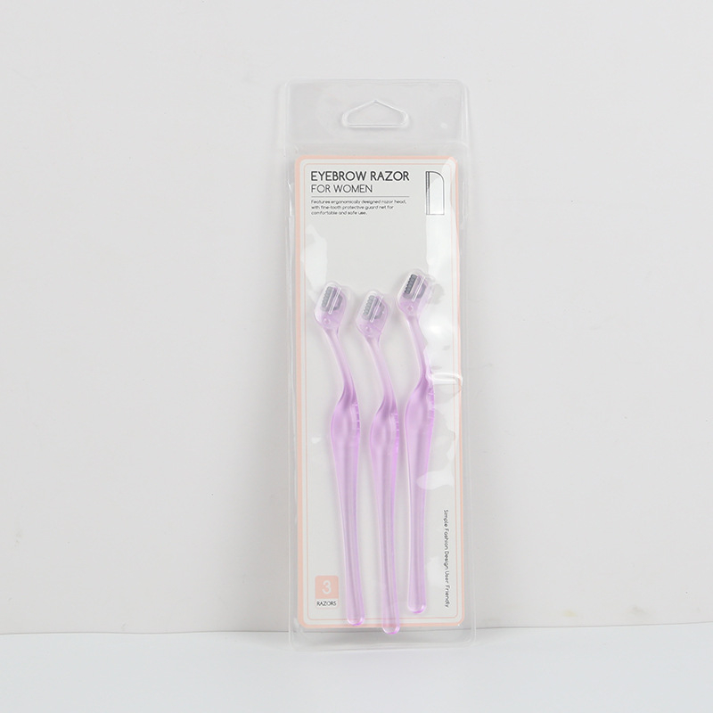 Нож за подстригване на вежди, неръждаема стомана, XR марка, безопасен дизайн, възможно частно етикетиране