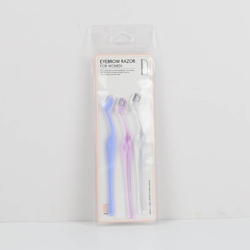 Нож за подстригване на вежди, неръждаема стомана, XR марка, безопасен дизайн, възможно частно етикетиране