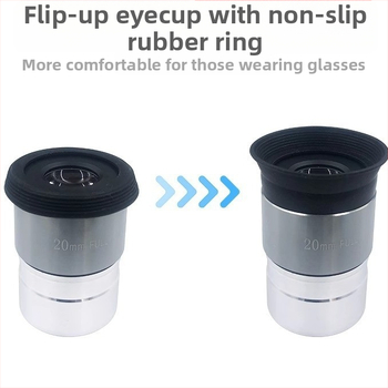 Širokouhlý okulár pre astronomický ďalekohľad – ohniskové dĺžky 4/10/20/25 mm, vysokodefiníčná zväčšovacia šošovka