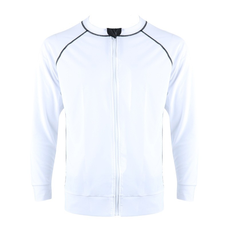 Muški odvojeni plivački kostim s dugim rukavima i dugim hlačama • spandeks • prozračan • jednofarbni uzorak • za ronjenje