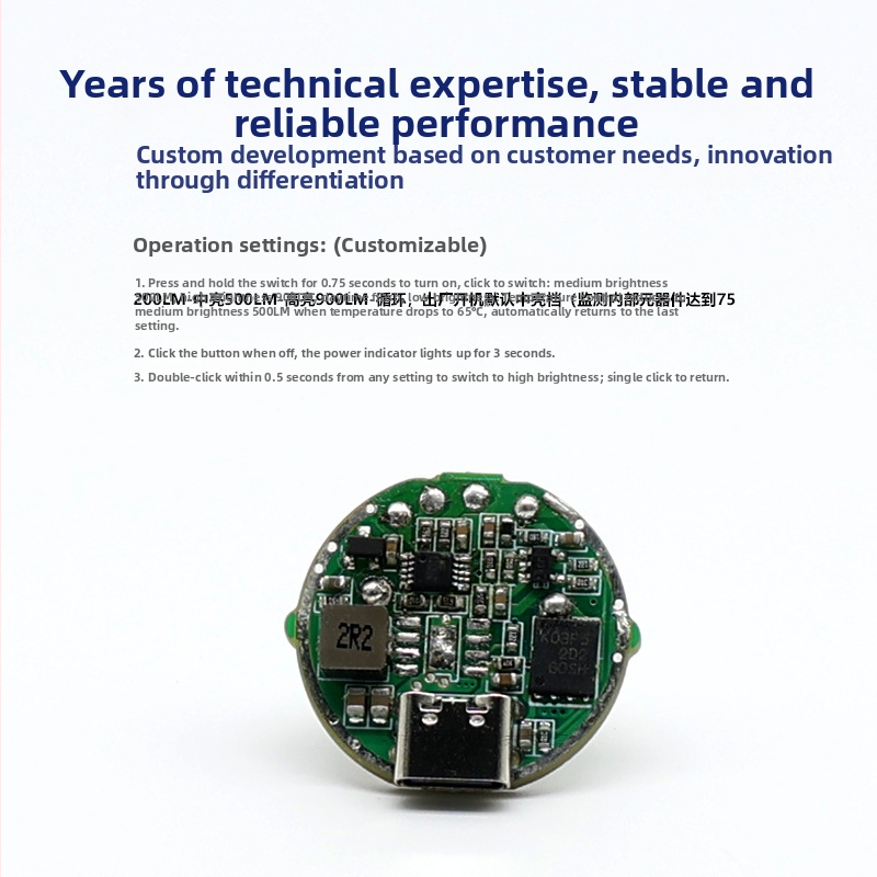 Predné svetlo na bicykel s vyhľadávacím svetlom a varovným režimom, Ospower, kapacita 999999