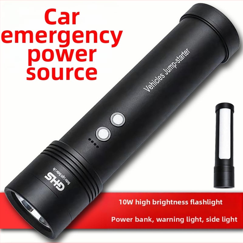 12V Αυτοκίνητο Έκτακτης Εκκίνησης Τροφοδοσία με Μπαταρία 9900mAh, Ενσωματωμένος LED Φακός και Προειδοποιητικό Φως