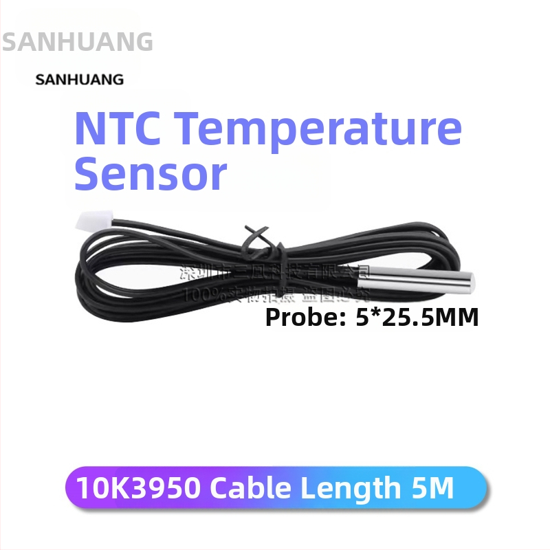 Teplotný senzor s termistorom – sonda Probe, 3950 NTC, 10K, presnosť 1%