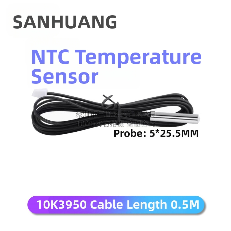 Teplotný senzor s termistorom – sonda Probe, 3950 NTC, 10K, presnosť 1%