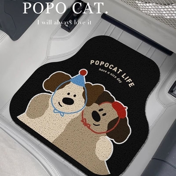 Подложка за пода на автомобил за шофьорското място, едно парче, устойчива на петна, PVC антиплъзгаща, универсална