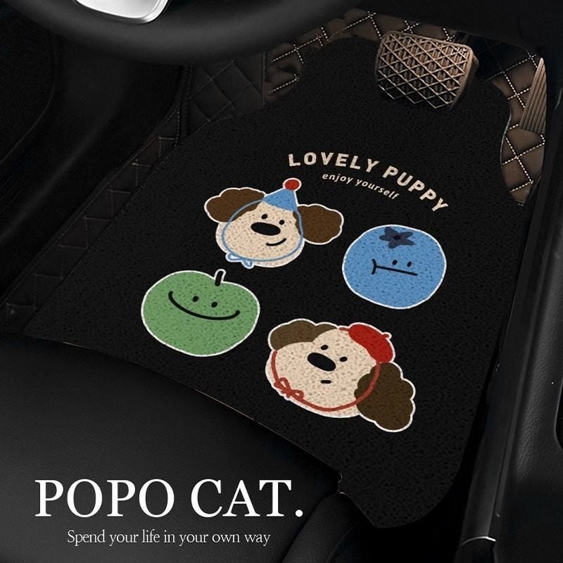 Подложка за пода на автомобил за шофьорското място, едно парче, устойчива на петна, PVC антиплъзгаща, универсална