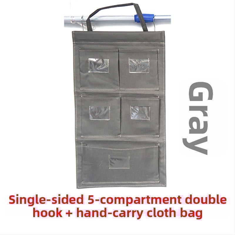 Портативна торба за кърпи от Oxford плат – многофункционално висящо съхранение за дневна, подходяща за окачване на врати и прозорци