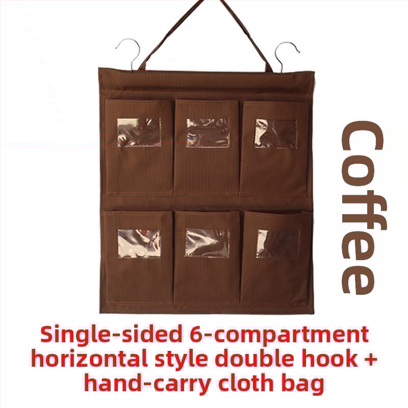 Портативна торба за кърпи от Oxford плат – многофункционално висящо съхранение за дневна, подходяща за окачване на врати и прозорци