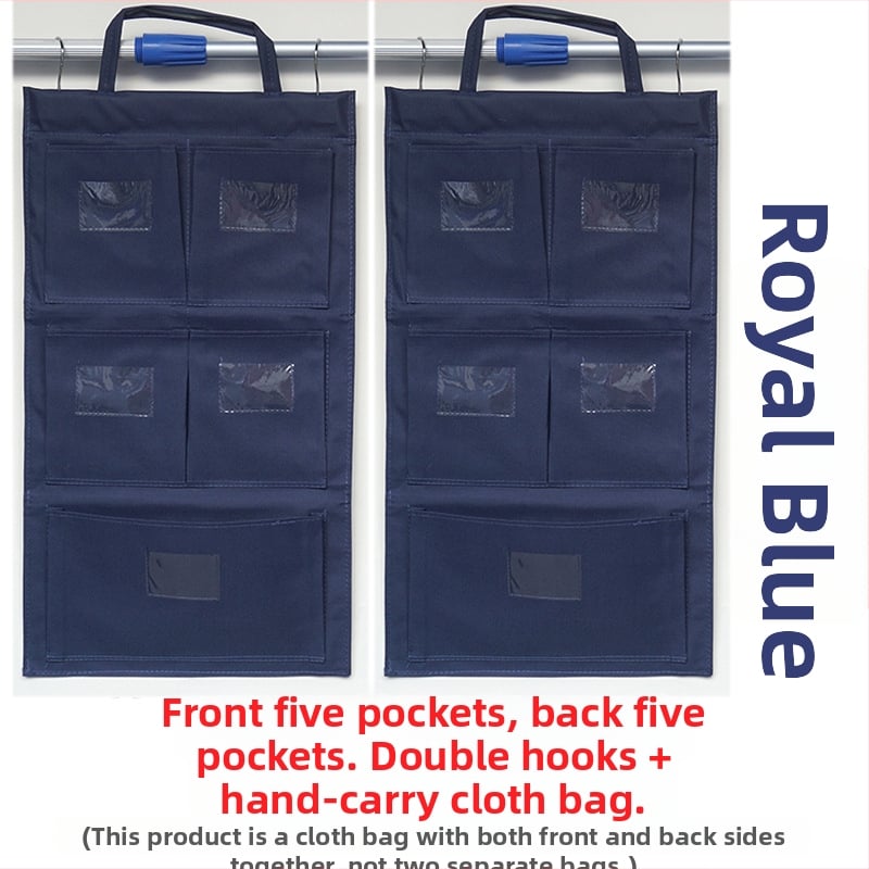 Портативна торба за кърпи от Oxford плат – многофункционално висящо съхранение за дневна, подходяща за окачване на врати и прозорци