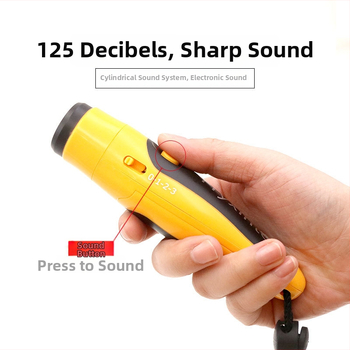 Elektronická píšťalka rozhodcu so tromi tónmi, vysoký zvuk, ABS materiál, pre basketbal a futbal, vonkajšie športy