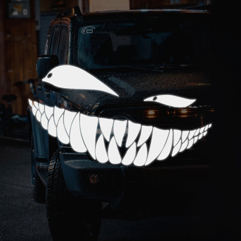 Shimaka automobilna naljepnica – Carved Hollow Sticker, Scratch Pattern, lijepljenje, za prednju stranu, haubu, prozor, stražnji dio i bočne strane