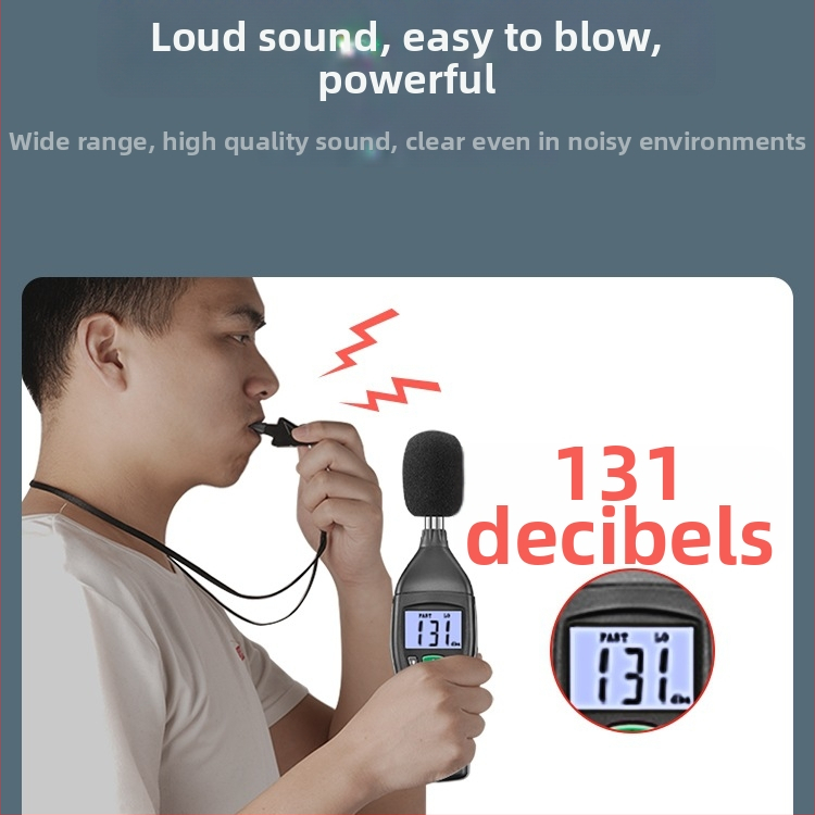 Profesionálna píšťalka rozhodcu na vonkajšie tréningy — vysokotónový zvuk, záchranné a prežitie použitie, vhodná pre basketbal a telesnú výchovu