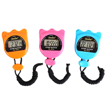 Elektronička štoperica s dvostrukim kanalom, pauza, ABS kućište, protuklizna površina, ispisani logo