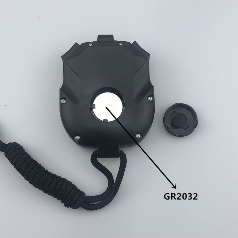 Elektronički štoper XL-026N s dvostrukim redom zaslona, ABS kućište, 82,3 g