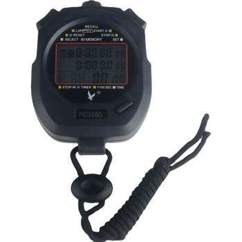 Tianfu elektronička štoperica za natjecanja i trening, višenamjenski mjerač vremena s pauzom, 3-redni prikaz, ABS vodootporan