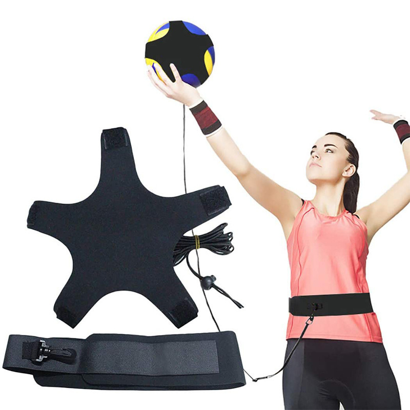 Vježbni alat za odbojku sa Spike loptom i podesivim pokretom ruke za dodavanje — Materijal: diving cloth, Značka: Thunder Win Card
