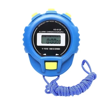 Elektronički štoper za mjerenje vremena s dvostrukim redom velikog zaslona, ABS kućište, vodootporan, funkcija pauze, mogućnost otisaka logotipa