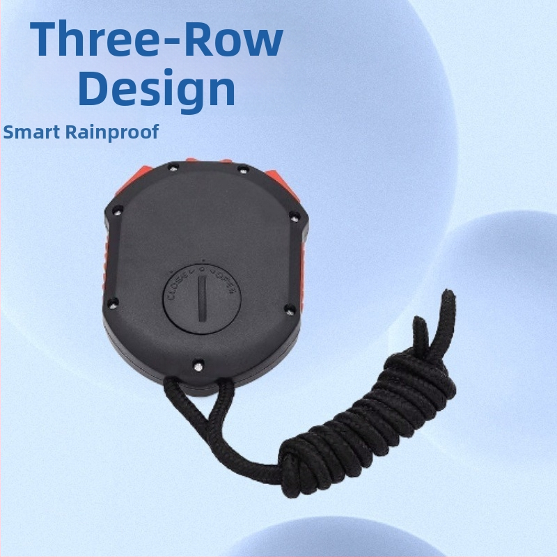 Elektronička štoperica, 500-kanalna, 301-funkcija mjerenja vremena za natjecanja i trening, zaslon s 2 reda, točnost 1/1000 s, vodootporan