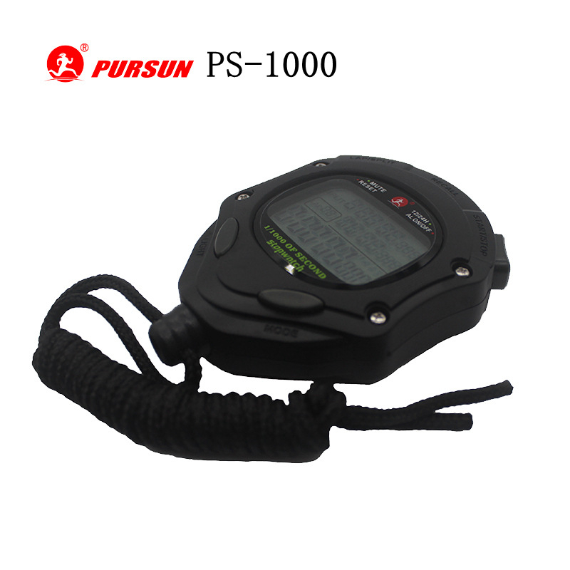 Višefunkcionalna elektronička štoperica/timer s ABS kućištem, pauza, protuklizna površina, jednoredni prikaz – Pursun