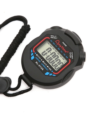 Elektronička štoperica: vodootporna, s funkcijom pauze, protivklizna površina, ABS materijal, zaslon u jednom redu (Model 013A)