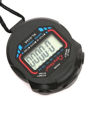 Elektronička štoperica: vodootporna, s funkcijom pauze, protivklizna površina, ABS materijal, zaslon u jednom redu (Model 013A)