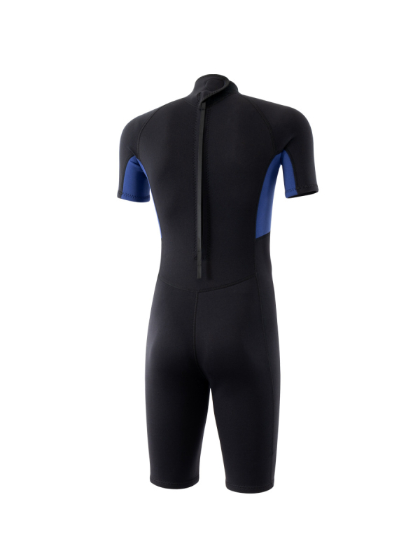Unisex 2 mm neoprenski kratki rukav cijeli wetsuit s prugastim uzorkom za zadržavanje topline