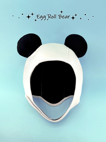 Potapljačka kapa Panda Cartoon, topla, unisex za odrasle, pogodna za plivanje, ronjenje i snorkanje