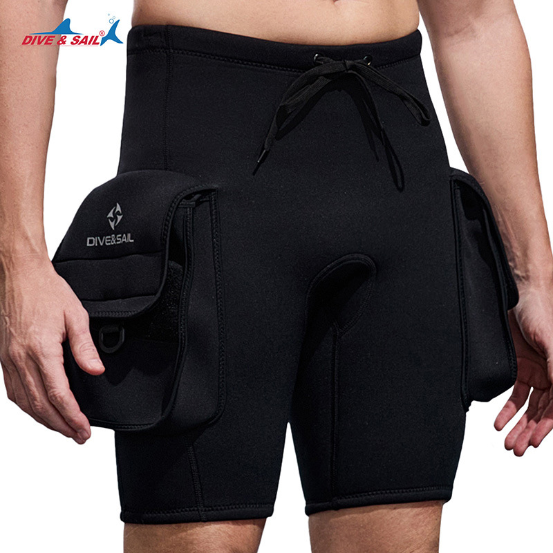 3 mm neoprenske šorceve za ronjenje s džepom, unisex, za ronjenje i snorkeling