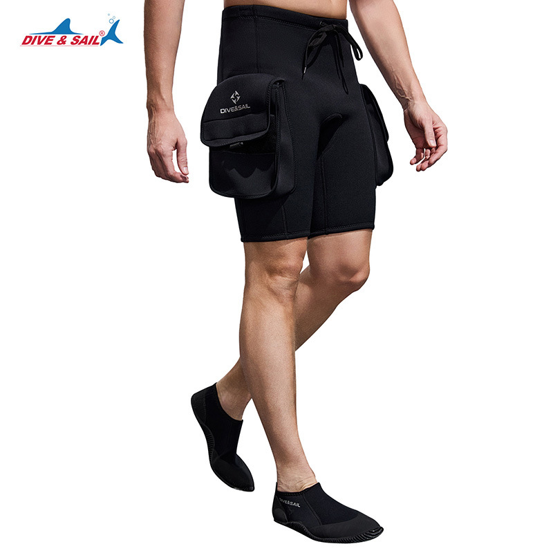 3 mm neoprenske šorceve za ronjenje s džepom, unisex, za ronjenje i snorkeling