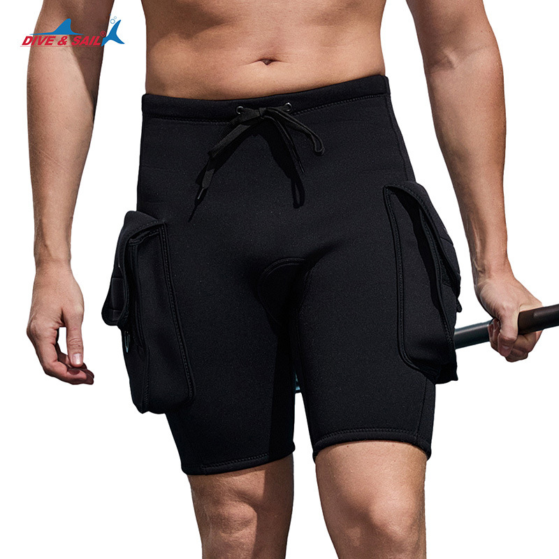 3 mm neoprenske šorceve za ronjenje s džepom, unisex, za ronjenje i snorkeling