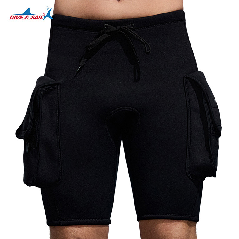3 mm neoprenske šorceve za ronjenje s džepom, unisex, za ronjenje i snorkeling