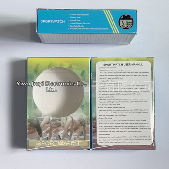 Elektronický časovač s ABS telom, displej so 2 pruhmi, nie je vodotesný, vhodný pre beh, cyklistiku, streľbu, stolný tenis a bedminton