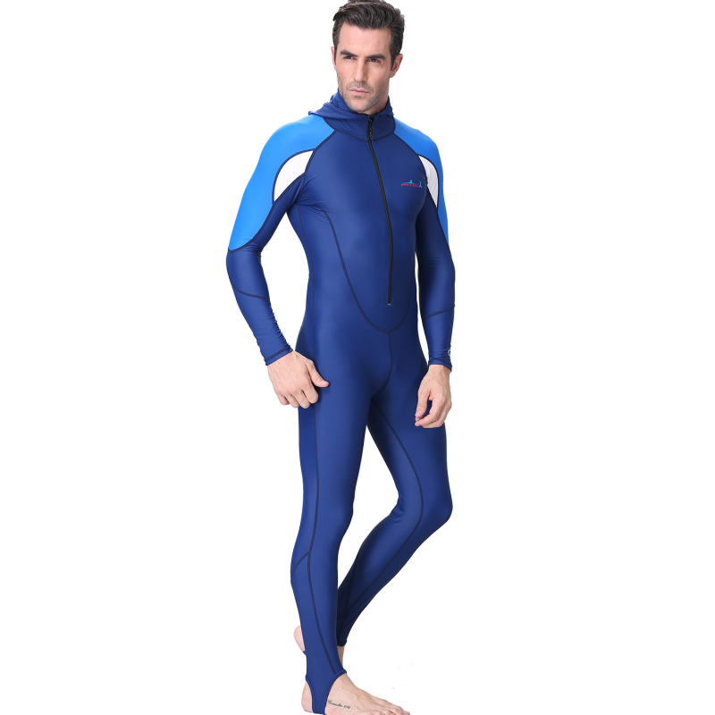 Unisex dugi neopren s kapuljom i UV zaštitom, za ronjenje, plažu i plivanje
