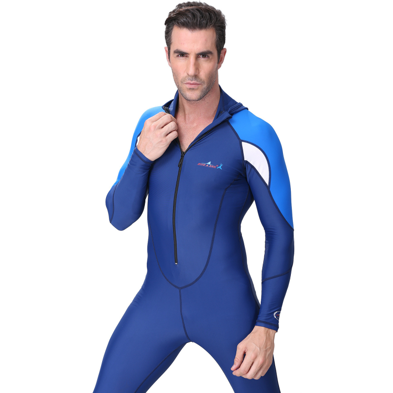 Unisex dugi neopren s kapuljom i UV zaštitom, za ronjenje, plažu i plivanje