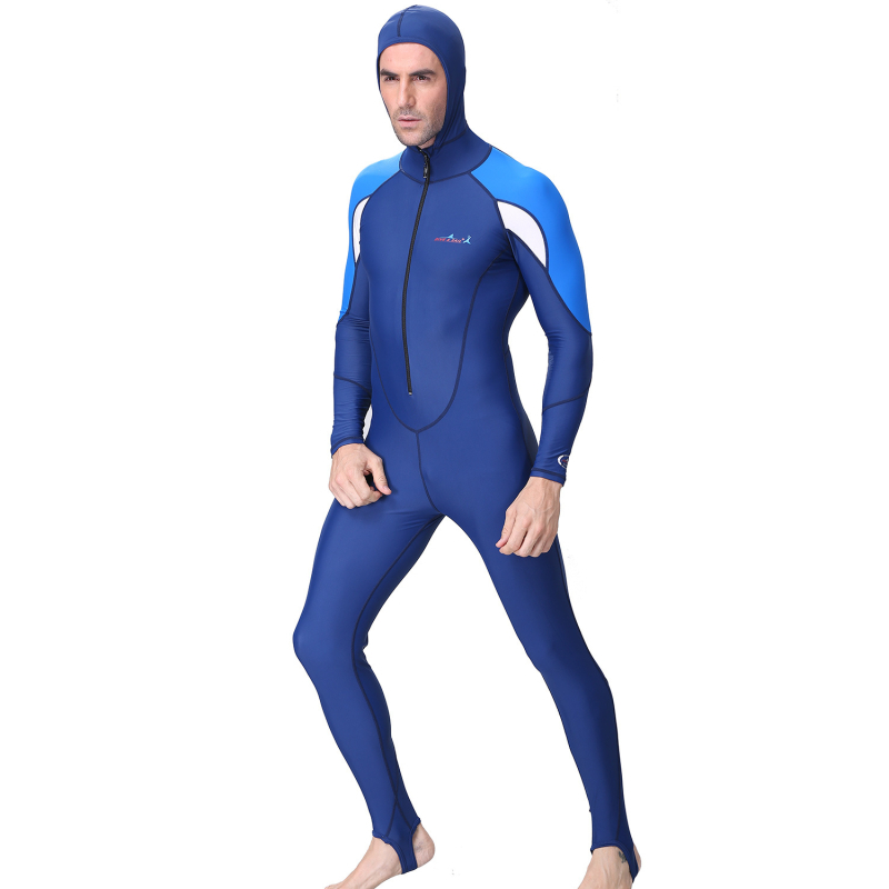 Unisex dugi neopren s kapuljom i UV zaštitom, za ronjenje, plažu i plivanje