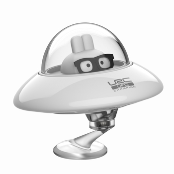 Držač automobalskog parfema inspiriran UFO, čvrst tip, citrusno-morski miris, montira se na sjedalo, 10–20 ml