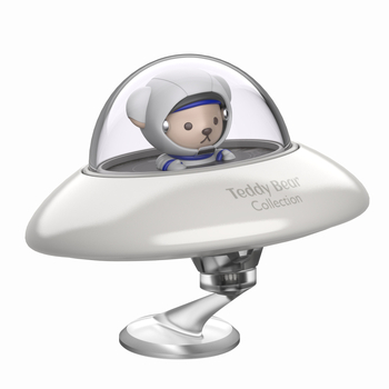 Držač automobalskog parfema inspiriran UFO, čvrst tip, citrusno-morski miris, montira se na sjedalo, 10–20 ml