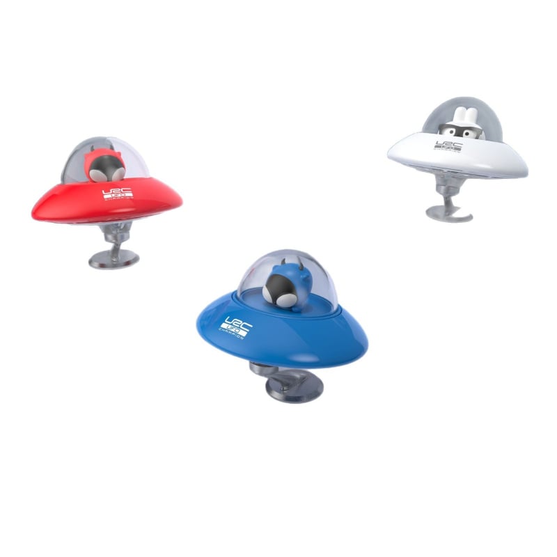 Držač automobalskog parfema inspiriran UFO, čvrst tip, citrusno-morski miris, montira se na sjedalo, 10–20 ml