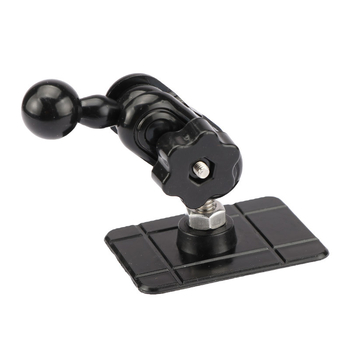 Автомобилен държач за телефон с аксесоар за шарнирна глава, лепилен монтаж, 1/4 инча към 17 мм шарнирна глава, обща съвместимост, за спортни камери